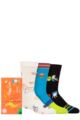 Kids 3 Pair Happy Socks Better Together Socks Gift Set - Multi