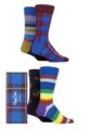 Happy Socks 4 Pair Navy Gift Boxed Socks - Multi