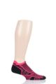 Mens and Ladies 1 Pair Experia By Thorlos Ultra Light Running No Show Socks - Pink