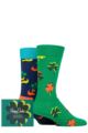 Mens and Ladies 2 Pair Happy Socks Gift Boxed Lucky Socks - Mix