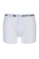 Mens Jeff Banks Leeds Buttoned* Cotton Boxer Shorts - White