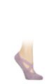 Ladies 1 Pair Tavi Noir Full Toe Organic Cotton Chloe Ballet Slippers Socks with Grip - Dawn