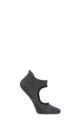 Women's 1 Pair Tavi Noir Emma Organic Cotton Yoga Socks with Grip - Shadow