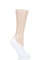 Ladies 1 Pair Tavi Noir Grace Organic Cotton Casual Patterned Trainer Socks - Cloud