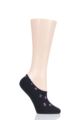 Ladies 1 Pair Tavi Noir Grace Organic Cotton Casual Patterned Trainer Socks - Girlboss