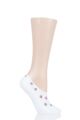 Ladies 1 Pair Tavi Noir Grace Organic Cotton Casual Patterned Trainer Socks - Playdate