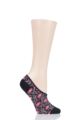 Ladies 1 Pair Tavi Noir Grace Organic Cotton Casual Patterned Trainer Socks - Rove