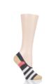 Ladies 1 Pair Tavi Noir Grace Organic Cotton Casual Patterned Trainer Socks - Vogue