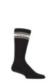 Women's 1 Pair Tavi Noir Kai Grip Socks - Ebony Mirage Stripe