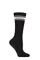 Women's 1 Pair Tavi Noir Kai Grip Socks - Ebony Mirage Stripe