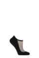 Ladies 1 Pair Tavi Noir Maddie Organic Cotton Sheer Top Yoga Socks with Grip - Follow Your Heart