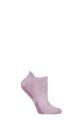 Ladies 1 Pair Tavi Noir Savvy Organic Cotton Low Rise Yoga Socks with Grip - Lilac