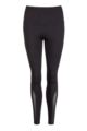 Ladies 1 Pack Tavi Noir Slash & Dash 7/8 Leggings - Ebony