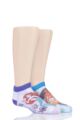 Boys and Girls 2 Pair Tavi Noir with Disney Tiny Soles Princess Gripper Socks - Princess