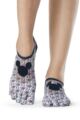 Ladies 1 Pair ToeSox Disney Full Toe Love Mickey Mesh Socks - Assorted