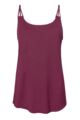 Ladies 1 Pack Tavi Noir Braided Strap Tank Top - Garnet