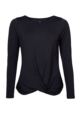 Ladies 1 Pack Tavi Noir Synergy Long Sleeve T-Shirt - Ebony