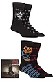 Ozzy Osbourne 4 Pair Exclusive to SOCKSHOP Gift Boxed Cotton Socks - Black