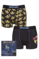 Megadeth 2 Pack Exclusive to SOCKSHOP Gift Boxed Boxer Shorts - Black