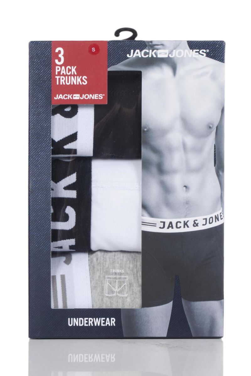 Mens Jack & Jones Cotton Sense Boxer Shorts from SOCKSHOP