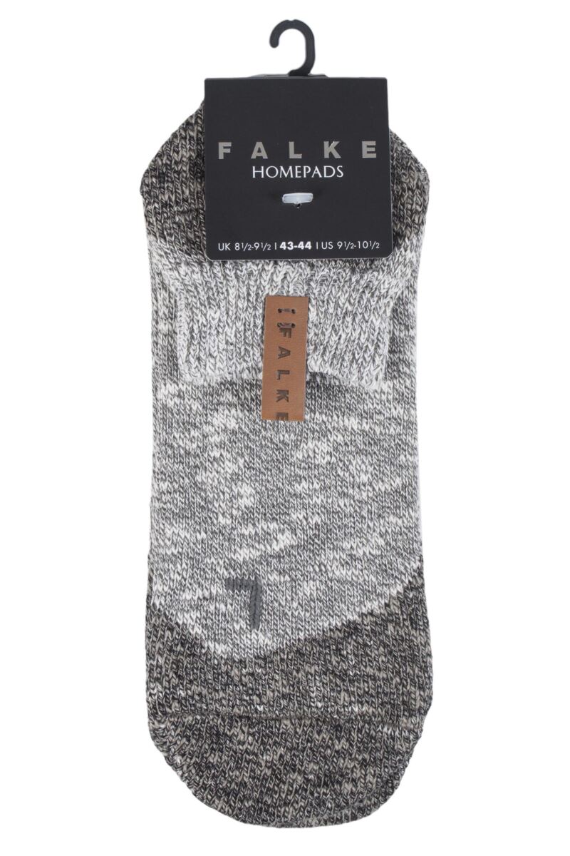 Mens 1 Pair Falke Lodge Homepad Cotton Socks with Grips