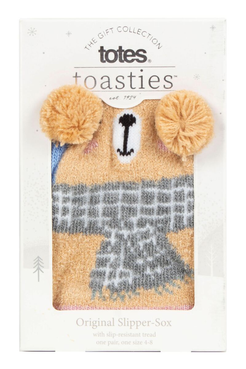 Ladies Totes Original Novelty Slipper Socks with Grip from