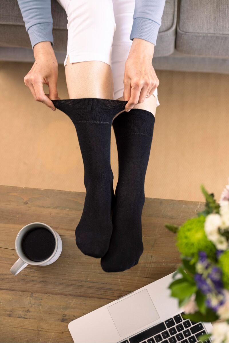 Ladies 3 Pair Iomi Footnurse Gentle Grip Diabetic Socks