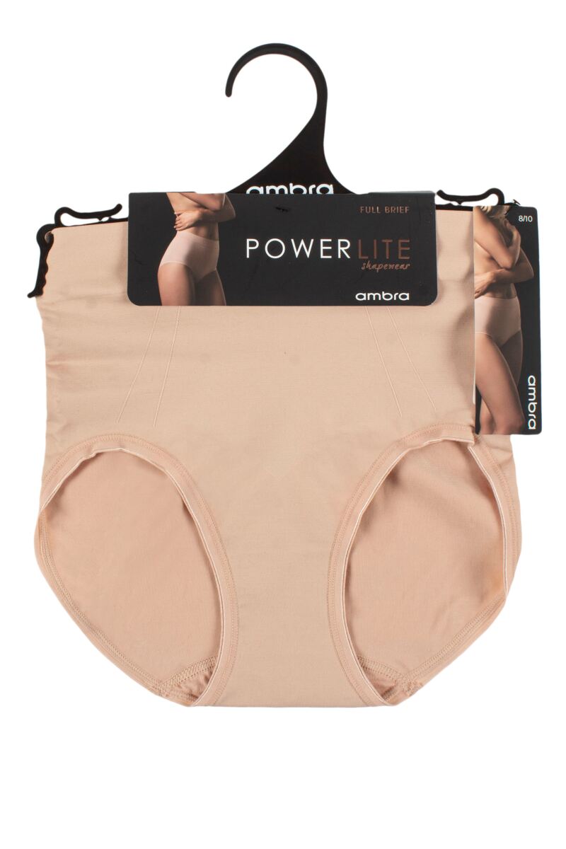 Ladies 1 Pack Ambra Powerlite Full Brief Underwear from