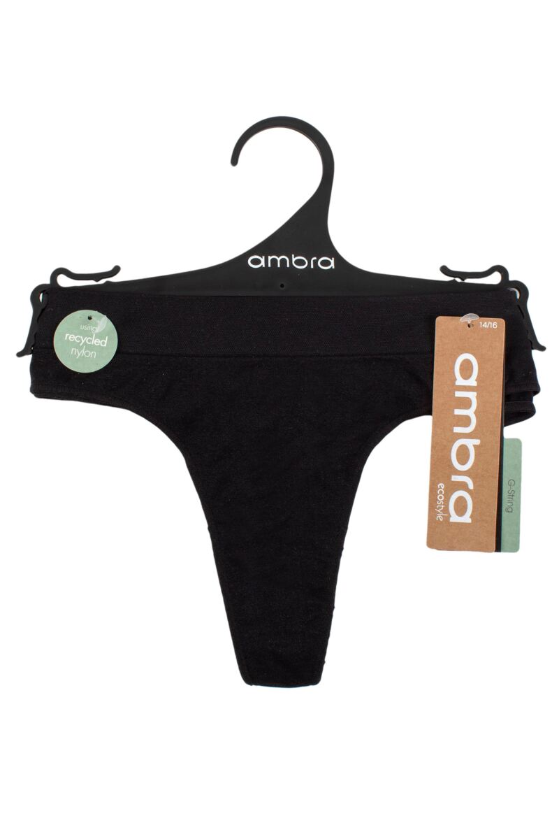 Ladies 1 Pack Ambra Bare Essentials G String Underwear from