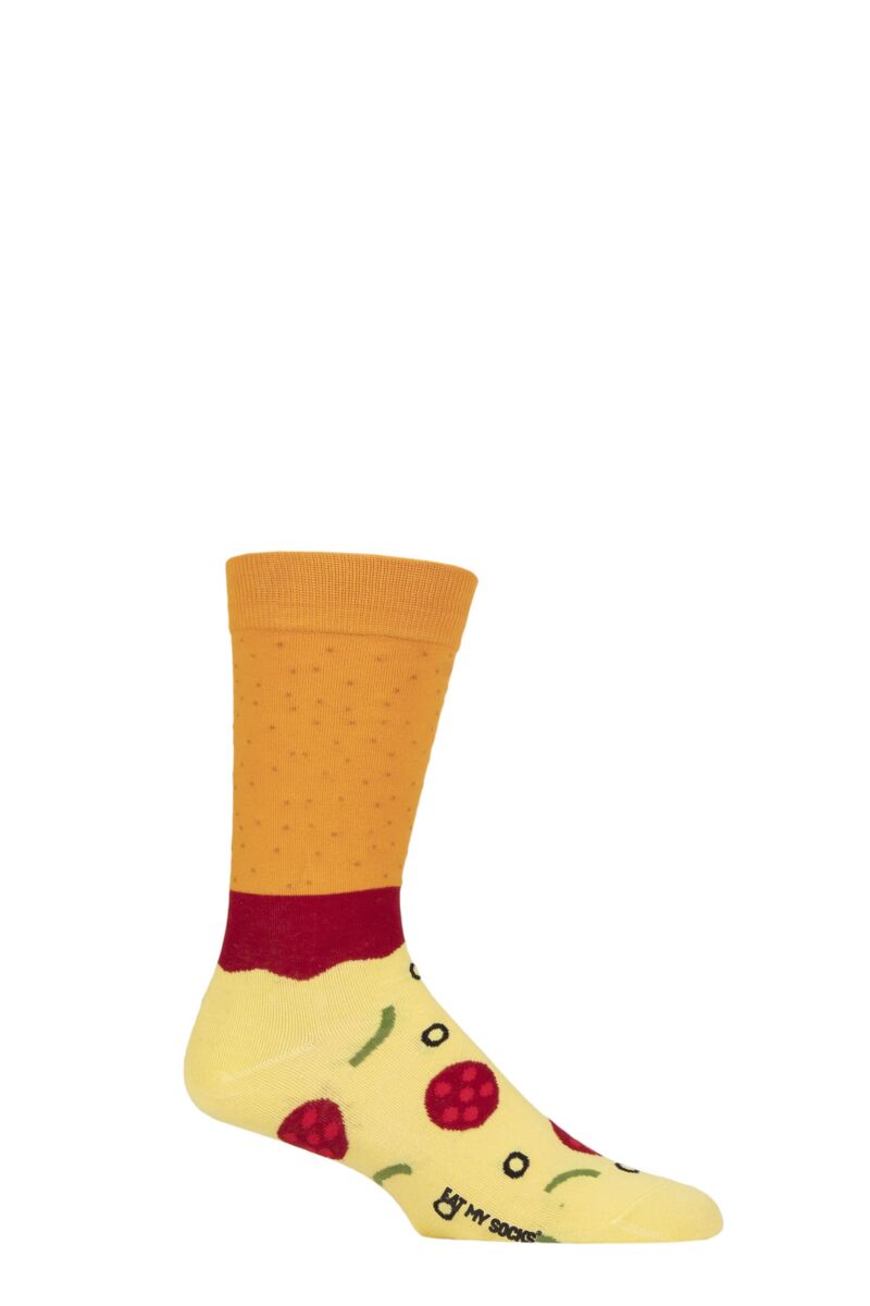 EAT MY SOCKS 1 Pair Napoli Pizza Slice Cotton Socks