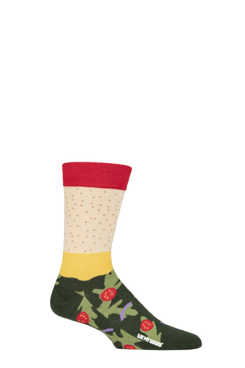 EAT MY SOCKS 1 Pair Napoli Pizza Slice Cotton Socks