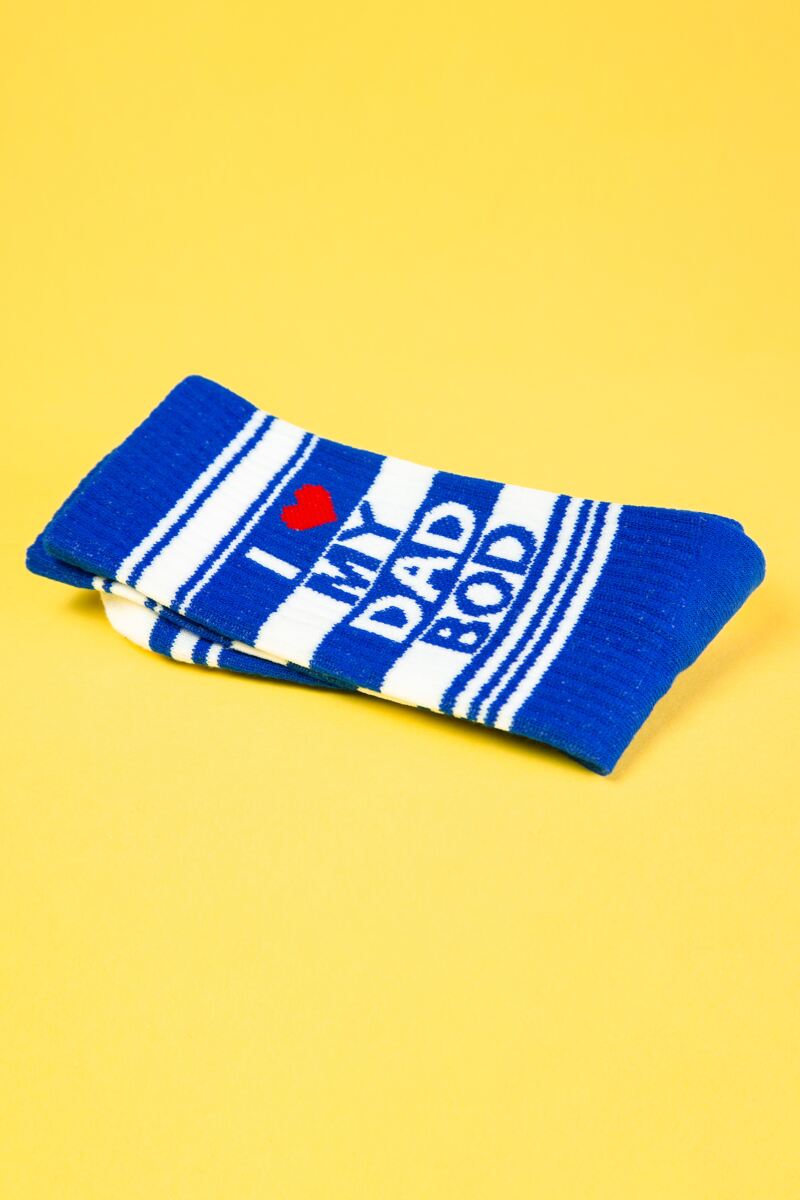 Gumball Poodle 1 Pair I Love My Dad Bod Cotton Socks