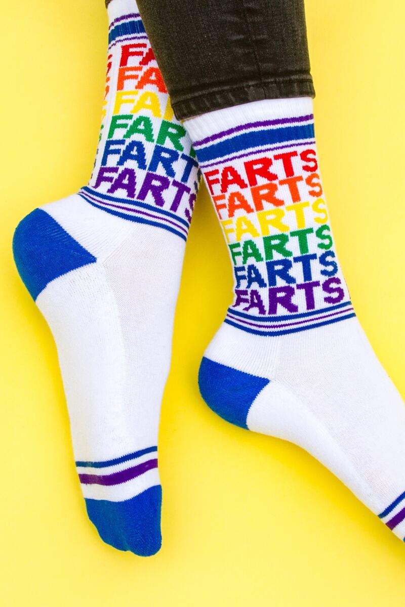 Gumball Poodle 1 Pair Farts Cotton Socks
