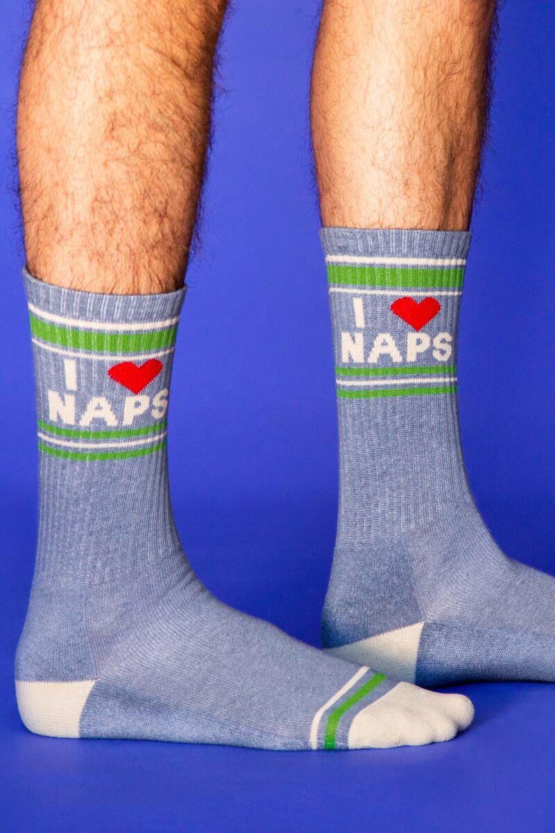 Gumball Poodle 1 Pair I Love Naps Cotton Socks