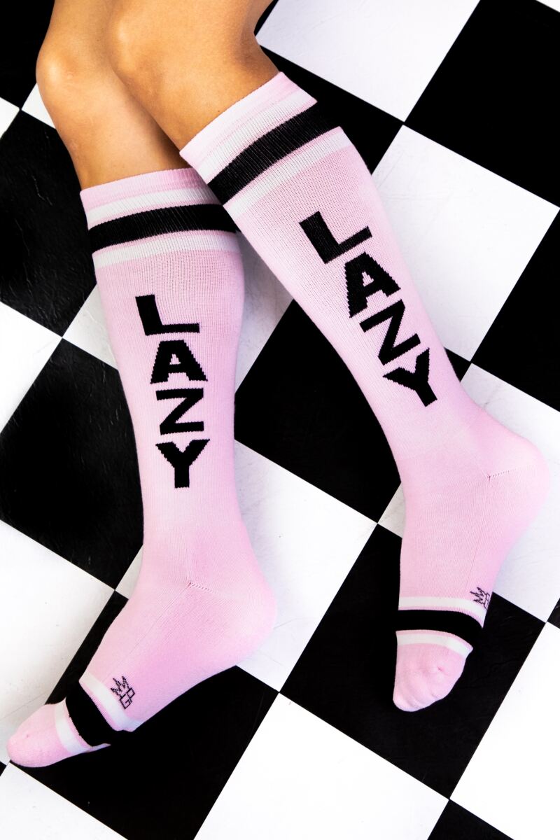 Gumball Poodle 1 Pair Lazy Cotton Knee High Socks