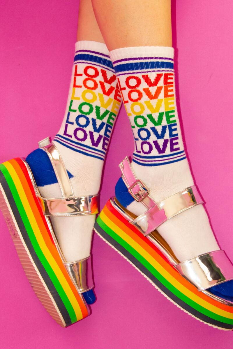 Gumball Poodle 1 Pair Love Cotton Socks