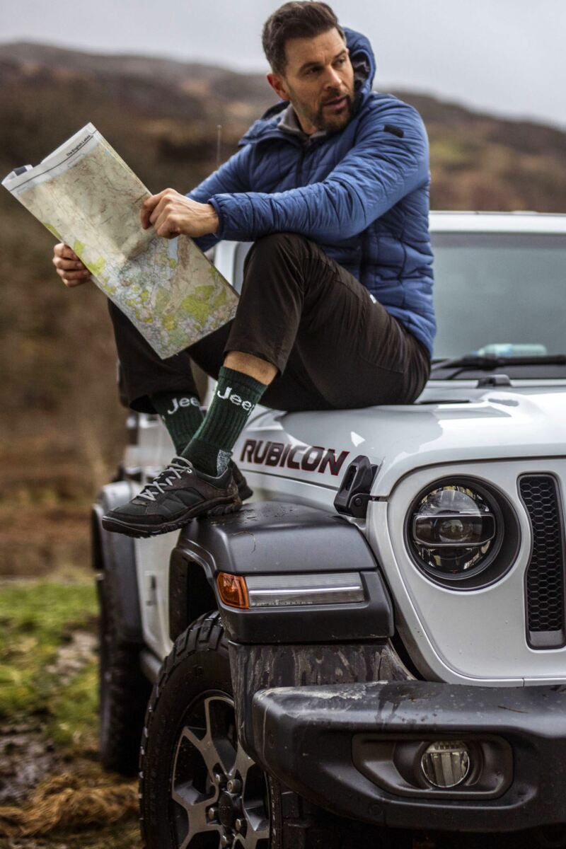 Mens 3 Pair Jeep Luxury Terrain Boot Socks