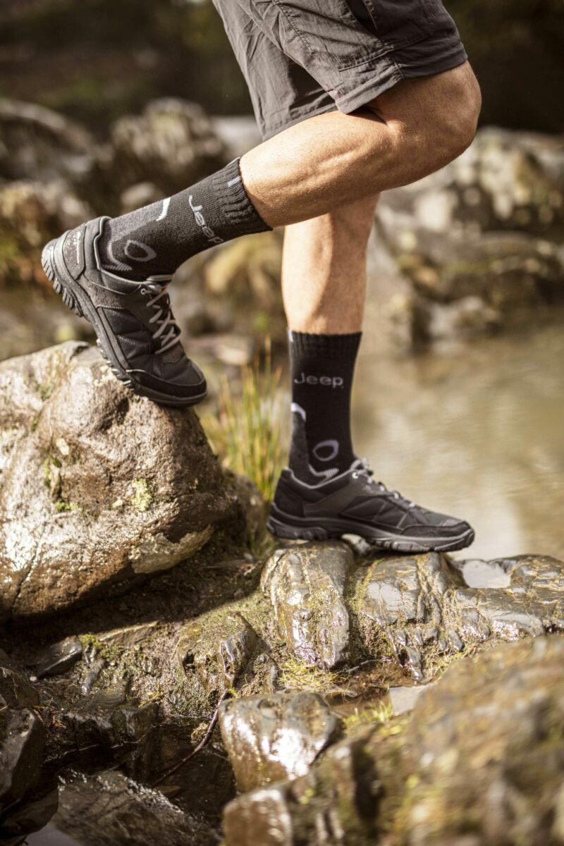 Mens 4 Pair Jeep Performance Boot Socks