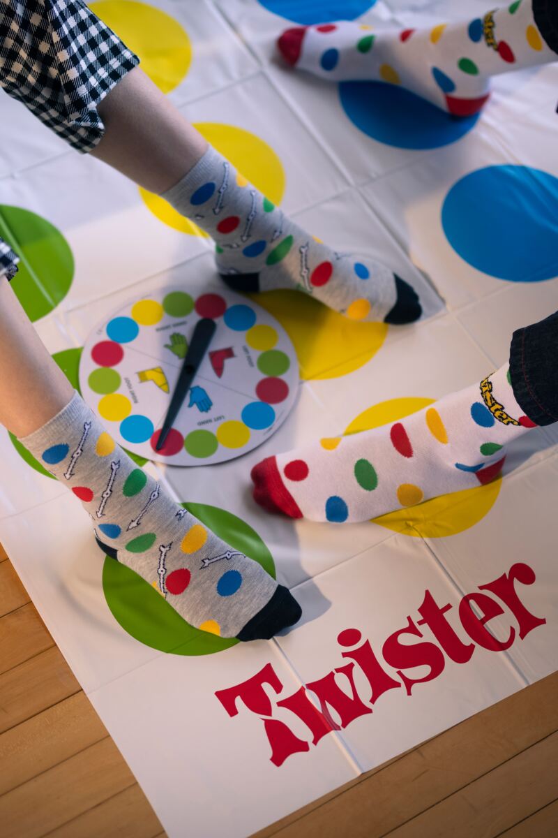 Mens and Ladies 2 Pair SOCKSHOP Twister Cotton Socks