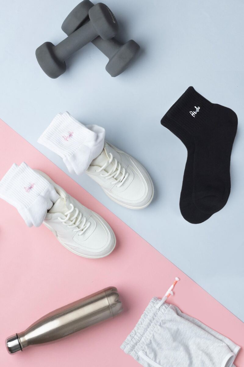Ladies 3 Pair Pringle Lyndsey Cushioned Sport Socks