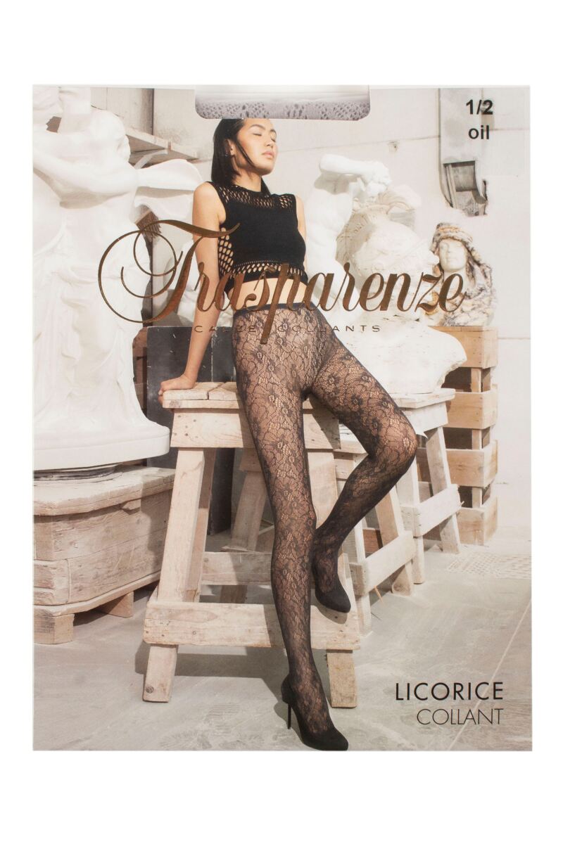 Trasparenze Dames 1 Paire Pennac 20 Denier Couture arrière Sheer Collants Noir Petit