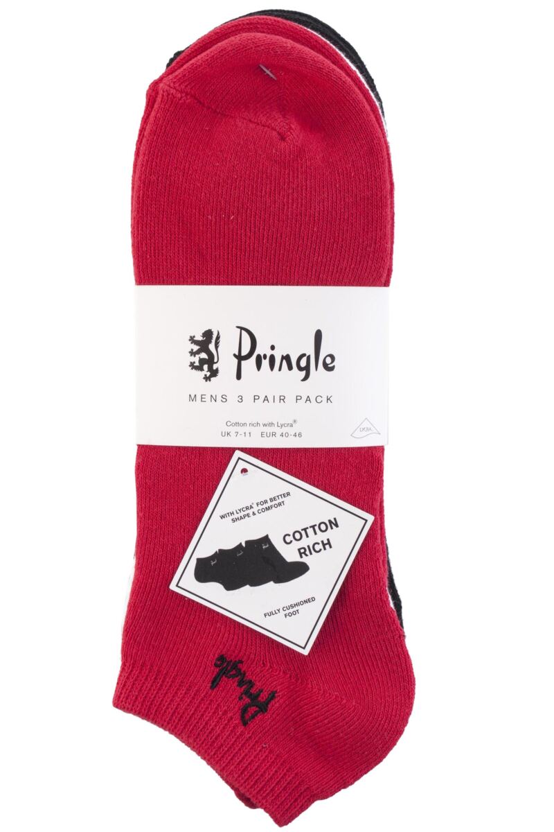 Mens Pringle Cushioned Secret Sock from