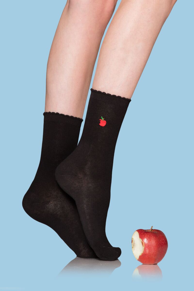 SOCKSHOP Disney Princesses Embroidered Detail Cotton Socks