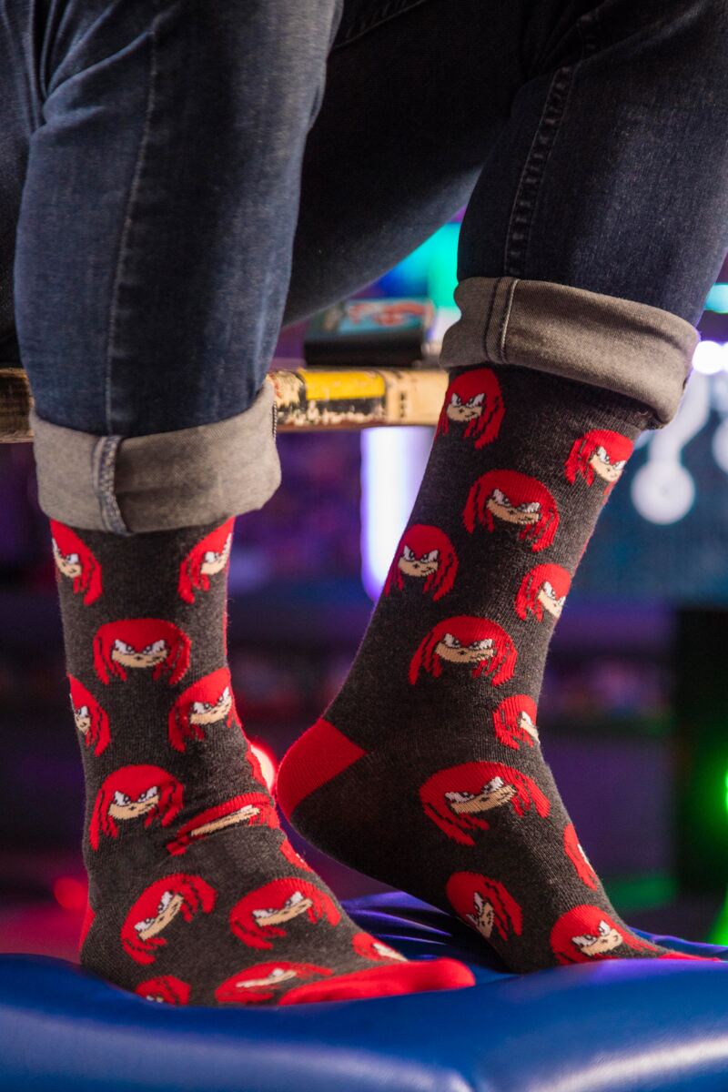 SOCKSHOP Sonic the Hedgehog, Knuckles and Tails Cotton Socks