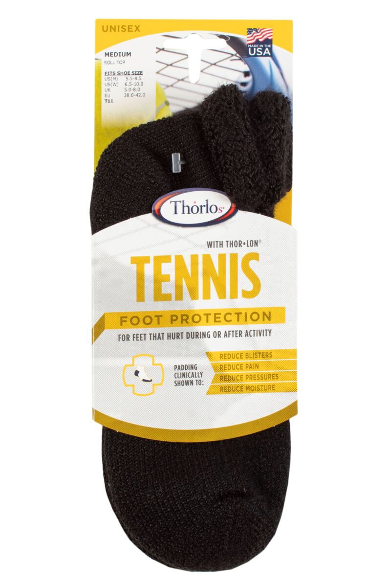 Mens 1 Pair Thorlos Foot Protection Tennis Socks