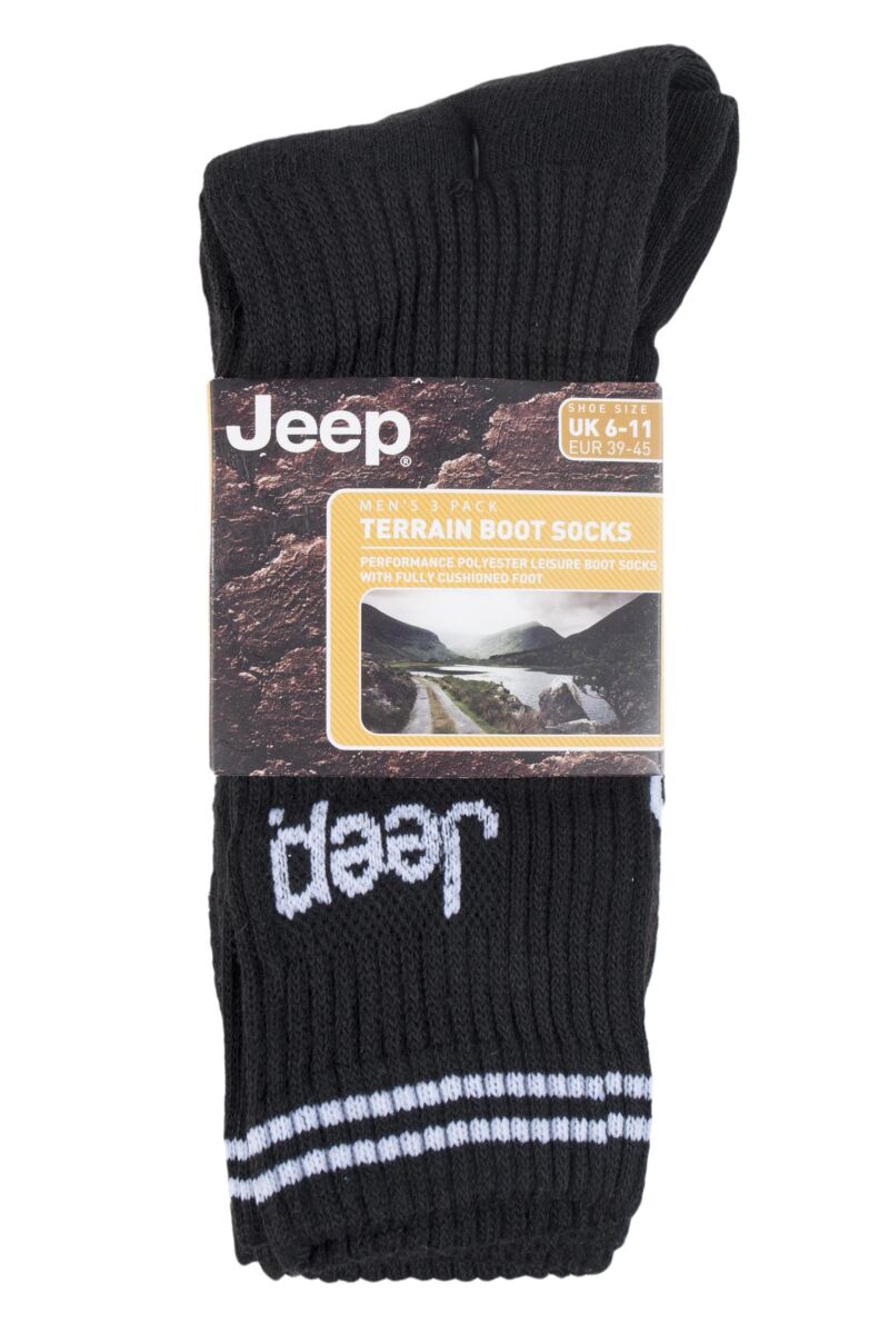 Mens Jeep Leisure Boot Socks from