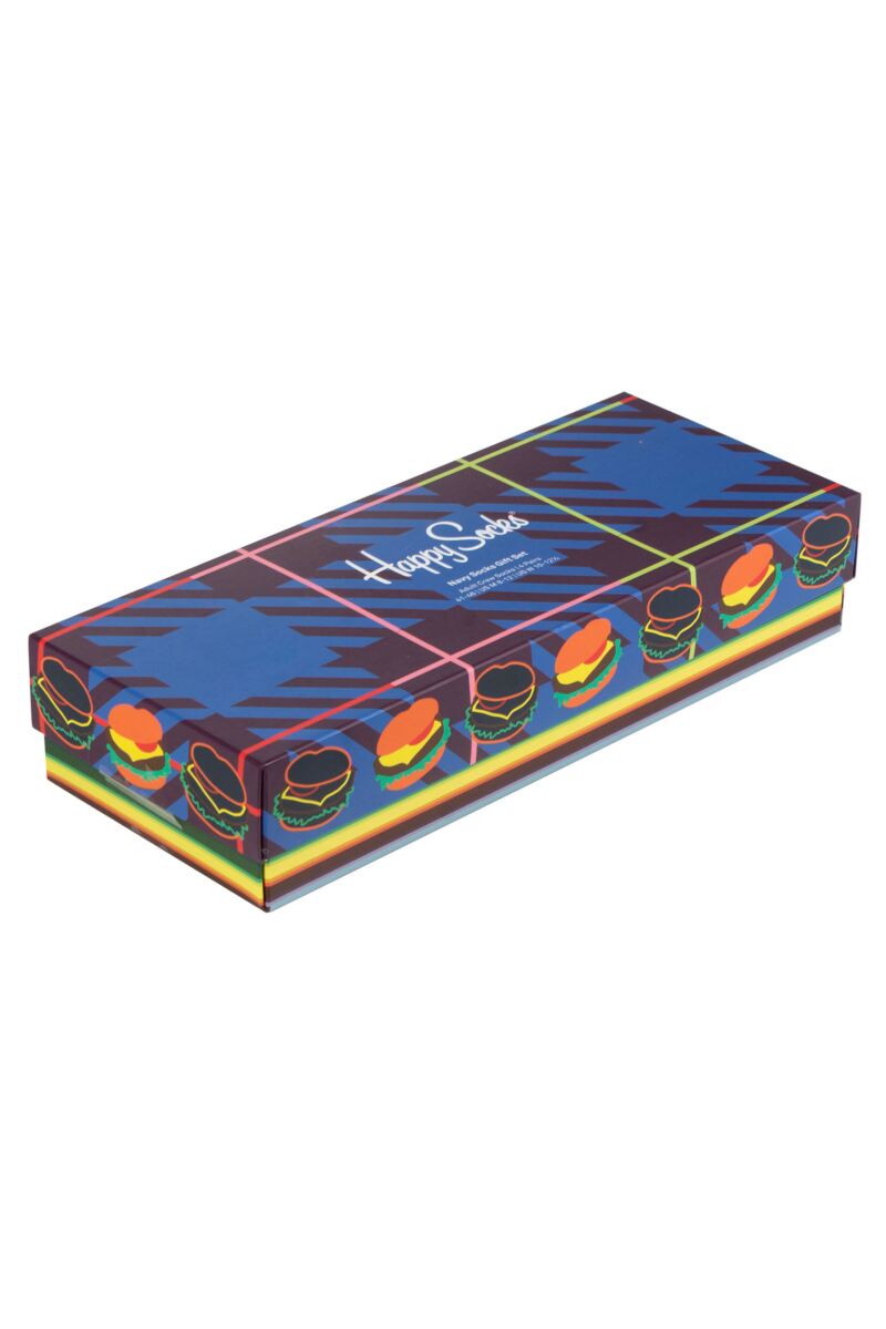 Happy Socks 4 Pair Navy Gift Boxed Socks