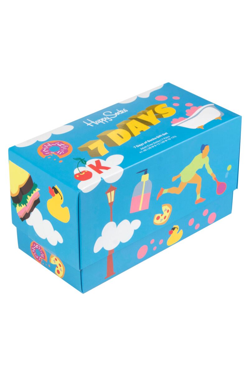 Happy Socks 7 Pair 7 Day Gift Boxed Socks