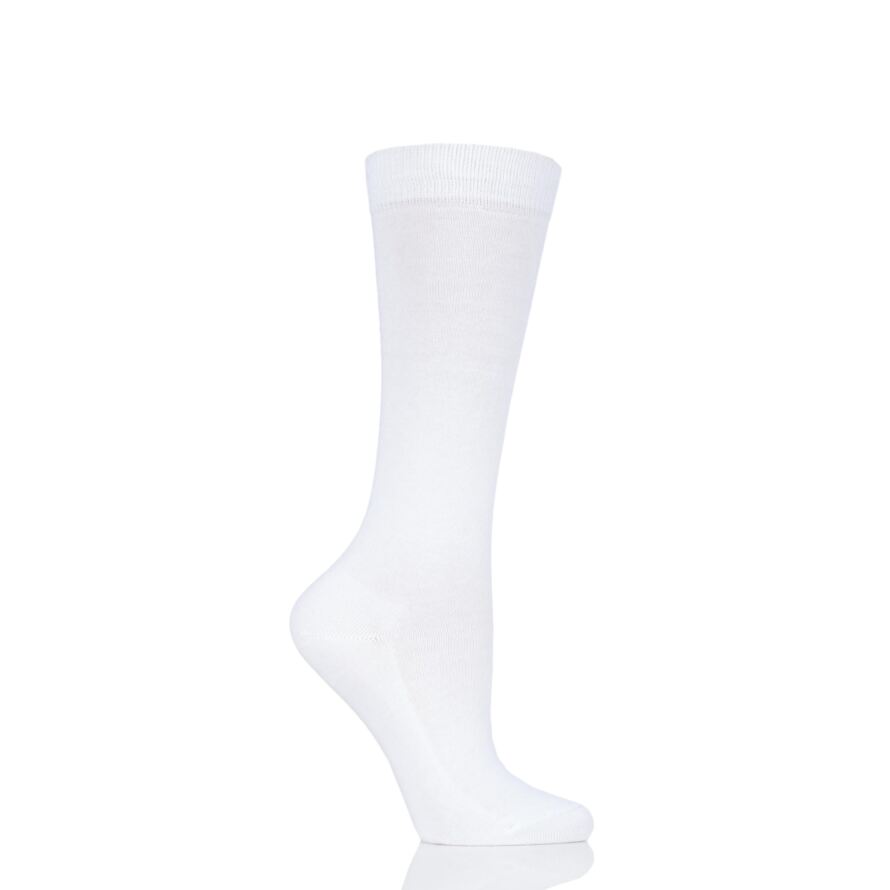 Girls Falke Back to School Plain Cotton Knee High Socks from