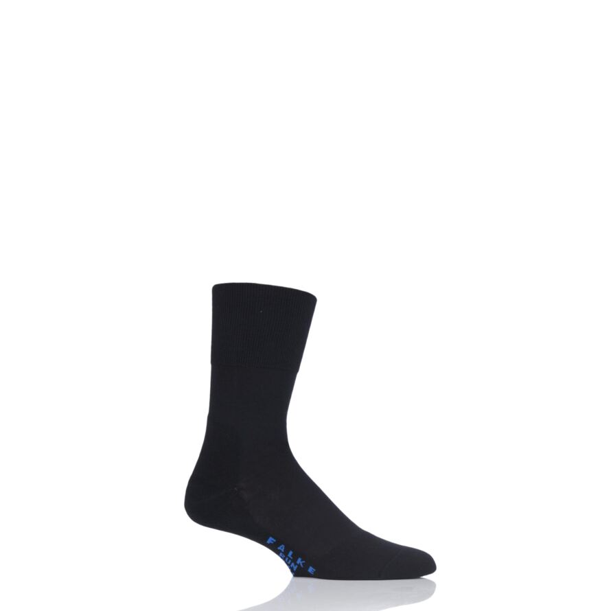 FALKE Men's Run U Sock - Casual Cotton Blend Socks With Anatomic Fit, Plush Sole For Sneakers | Comfortable Everyday Socks - View #5